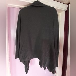 Womens large waterfall cardigan sweater